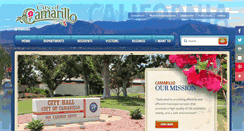 Desktop Screenshot of cityofcamarillo.org